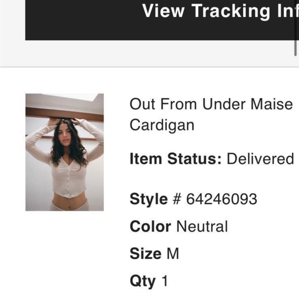 Urban outfitters Out From Under Maise Cardigan blouse - Picture 3 of 4